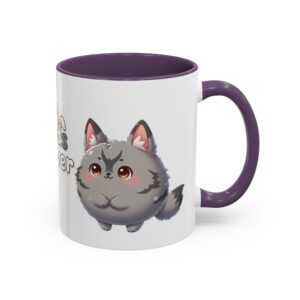 Wolf and Bunny Accent Coffee Mug