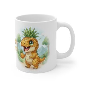Pineapple Dino Coffee Mug
