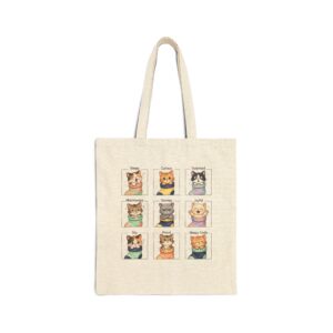 Cute expressive Cats Tote Bag