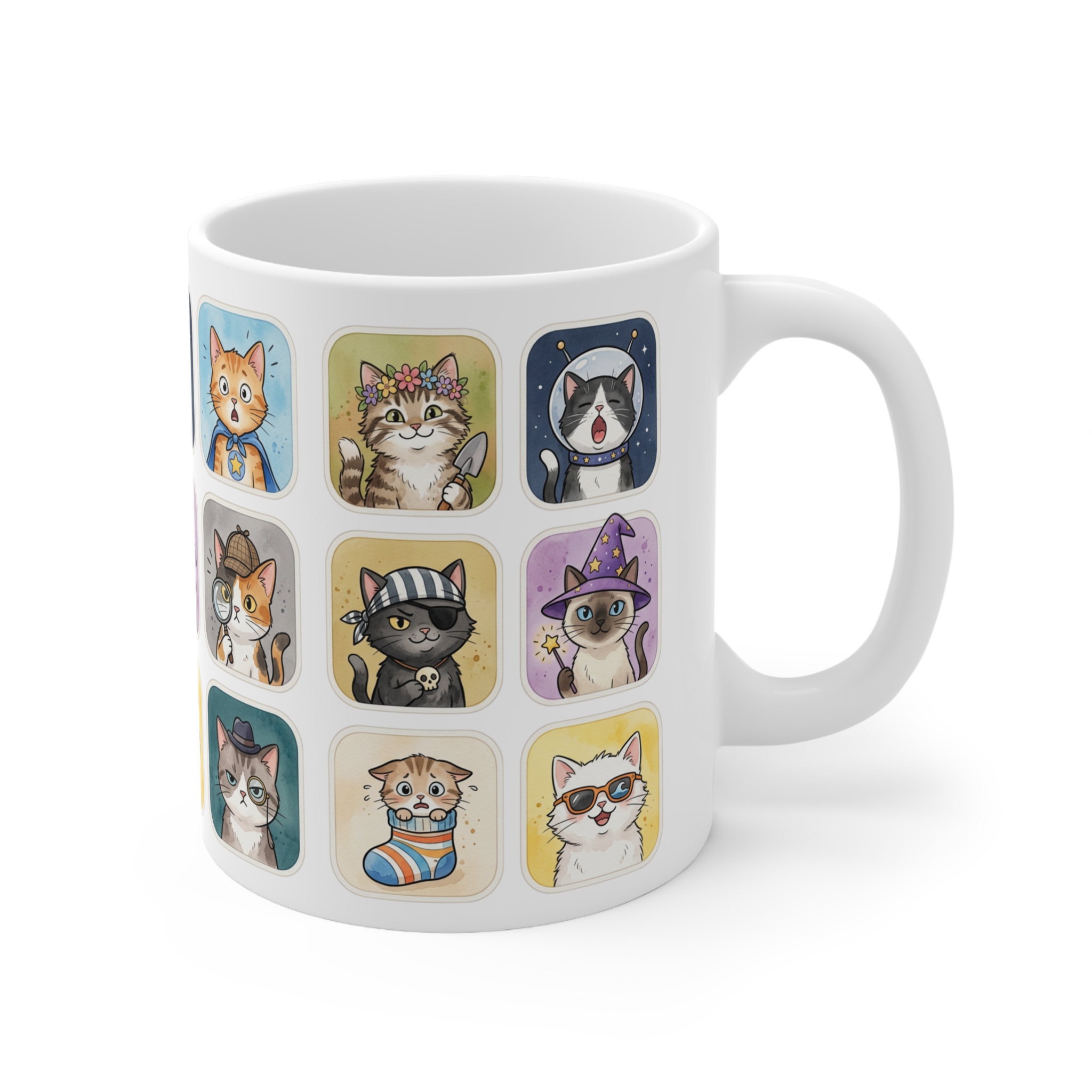 Cat Character Mug