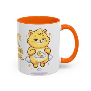 Sleepy Moon Cat Quote 2 Mug