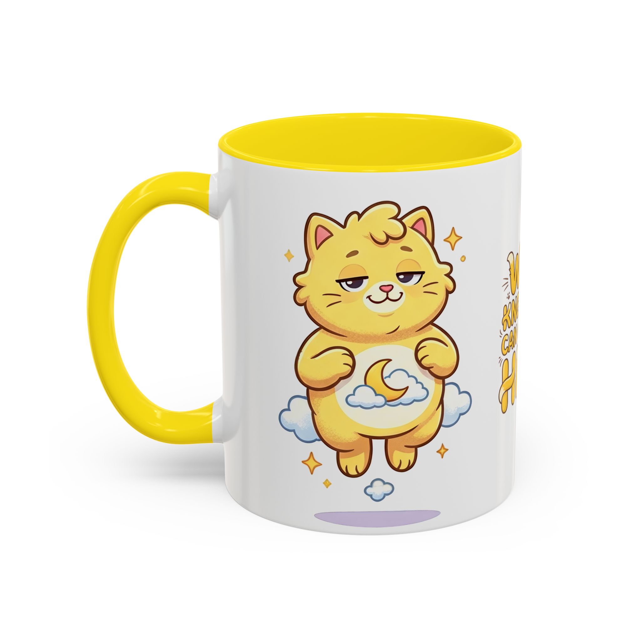 Sleepy Moon Cat Mug - Image 3