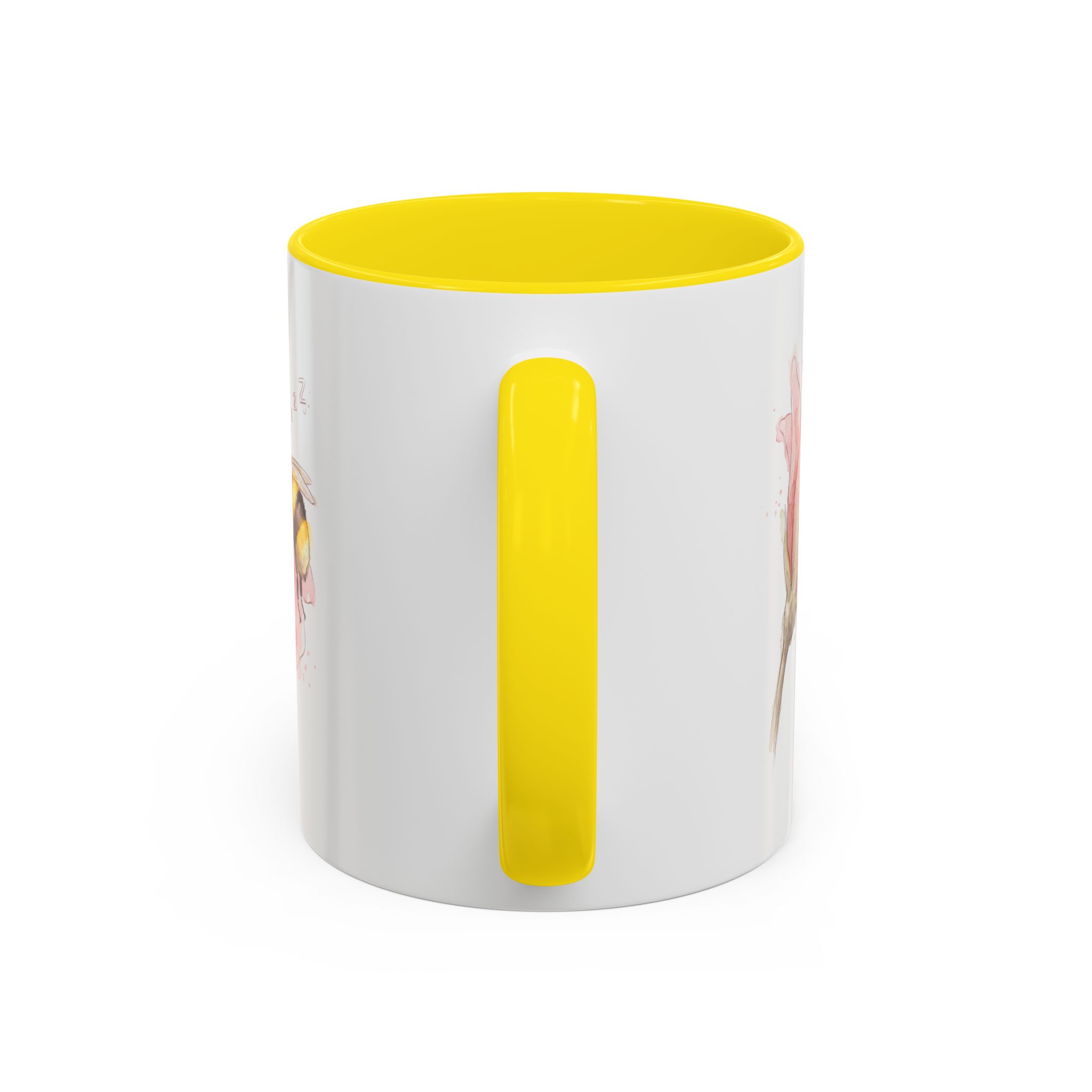 Sleepy Bee in a flower Coffee Mug – Watercolor (11/15oz) - Image 32