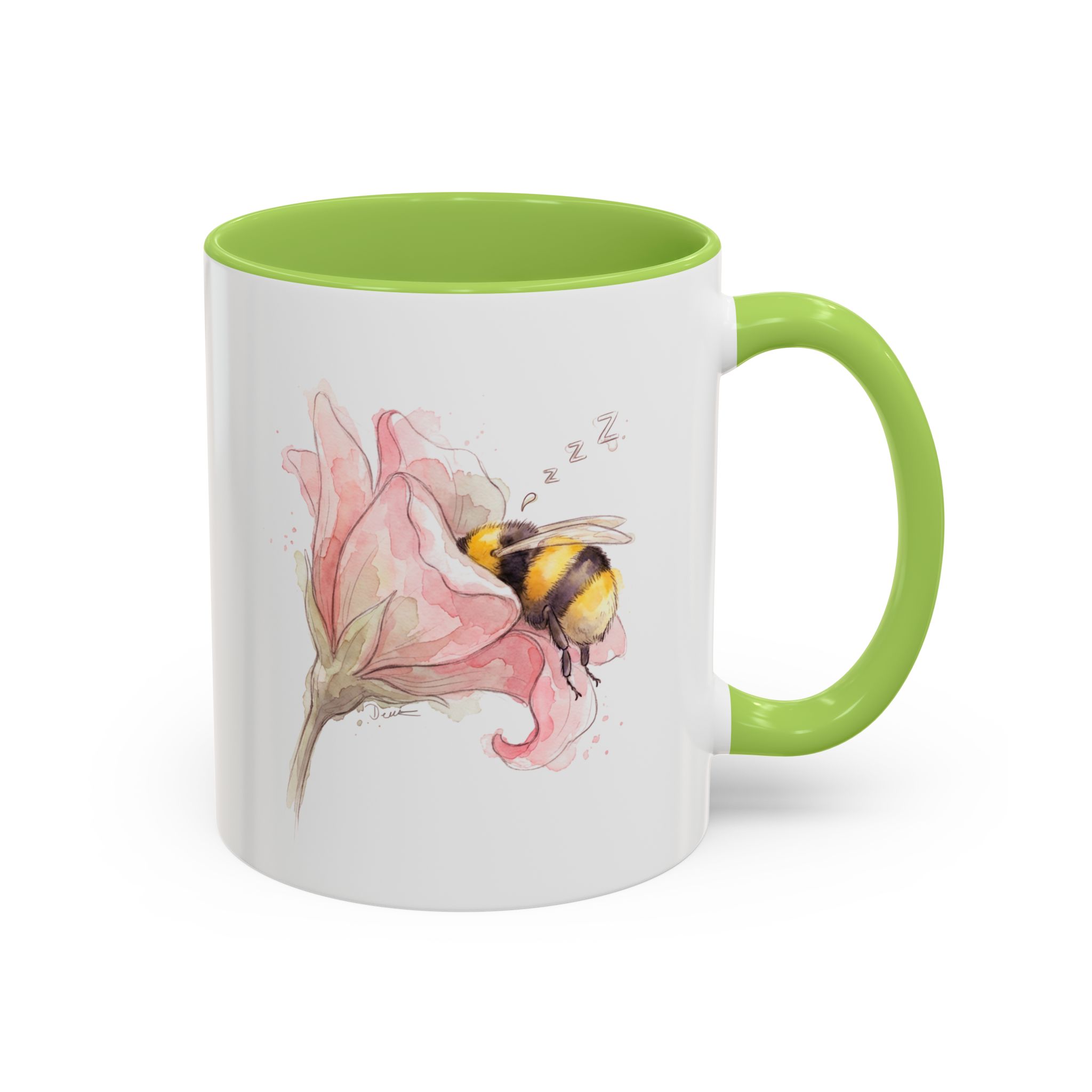 Bee in Flower Coffee Mug - Image 34